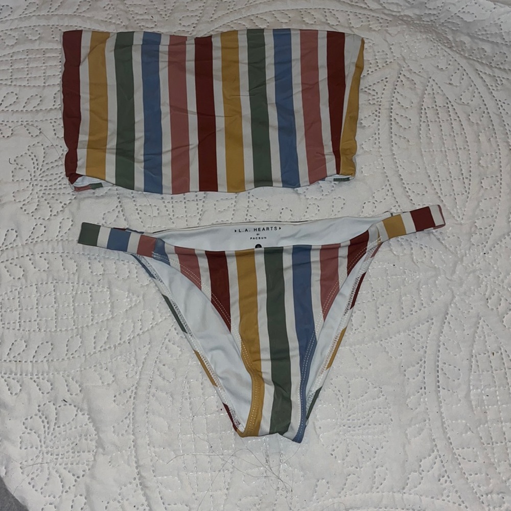 L.A Hearts Strapless Bikini